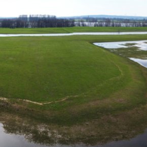 Hochwasser in der Emmericher Ward