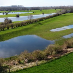Hochwasser in der Emmericher Ward